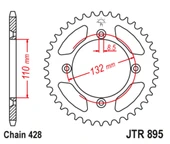 ARKA DİŞLİ KTM SX 85cc 2004-2023 thumbnail 2