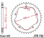 ARKA DİŞLİ DUCATI MONSTER ABS 1100cc 2010-2011 thumbnail 1