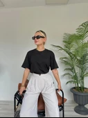 Kadın Basic Tshirt Siyah thumbnail 1