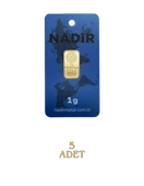 NadirGold 5 Gr Külçe Altın ( 1gr x 5 Adet ) thumbnail 2