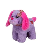 Renkli Peluş Köpek 25 cm. -Mor thumbnail 1