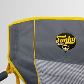 FUNKY CHAIRS Extra Katlanabilir XL Kamp Sandalyesi – Sarı thumbnail 2