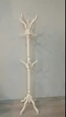 NİVEMESHOME AYAKLI AHŞAP KREM ASKILIK 175 CM thumbnail 1