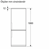 Bosch KGP86AXB0N Serie 8 Buzdolabı thumbnail 3