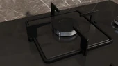 Siemens EO7C6HP30O Ocak Ankastre Gazlı Sert Cam Siyah thumbnail 5