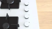 Siemens EO7C2PP30O Ocak Ankastre Gazlı Sert Cam Beyaz thumbnail 2