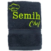 İsimli Chef Desenli Mutfak Havlusu thumbnail 1