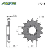 ÖN DİŞLİ YAMAHA XT 600 E 600cc 1990-2003 thumbnail 2
