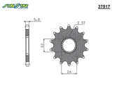ÖN DİŞLİ APRILIA RS 125cc 2006-2011 thumbnail 1