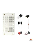 Fapatech Voltaj Regülatörü Ve Kapasitör Devre Temel Elektronik Devre Eğitim Seti / E-pdf Içerikli thumbnail 1