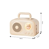 Jwin BR-220 Radyolu Bluetooth Hoparlör - Pudra thumbnail 5