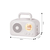 Jwin BR-220 Radyolu Bluetooth Hoparlör - Beyaz thumbnail 5