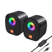 Jwin RGB-24 2'li USB Hoparlör thumbnail 1