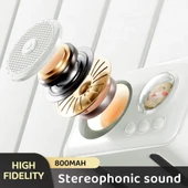Jwin BR-220 Radyolu Bluetooth Hoparlör - Beyaz thumbnail 2