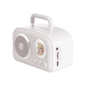 Jwin BR-220 Radyolu Bluetooth Hoparlör - Beyaz thumbnail 3