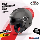 AIROH HELYOS DARK GREY GLOSS KASK thumbnail 1