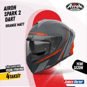 AIROH SPARK 2 SPINNER ORANGE MATT KASK thumbnail 1