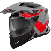 AIROH COMMANDER 2 REVEAL RED FLUO MATT KASK thumbnail 1