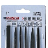 Bay-Tec Mini Eğe Seti Takımı 6 Parça Uzunluk 160 mm thumbnail 2