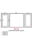 DECOZZA Boyanabilir 5 Adet Hazır Çerçeve 4 Cm (SET302) thumbnail 2