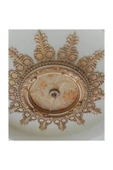 Decomarket Decogold 60 Cm Oval Bronz Saray Tavan thumbnail 2