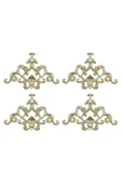 DECOZZA Dekoratif Bronz 4'lu Motif Paketi thumbnail 1