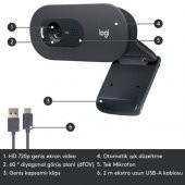 Logitech C505 HD Web Kamera 960-001364 thumbnail 2