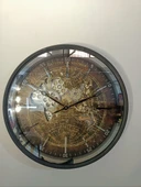 Biev Metal Çarklı Dünya Saat 60 cm thumbnail 1