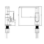 Bocchi Smart Eviye Bataryası-Krom 1012-0090 thumbnail 2