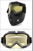 JET KASK MASKESİ AYNALI GOLD thumbnail 1