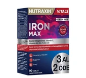 Nutraxin Iron Max 90 Tablet - 3 Al 2 Öde thumbnail 1