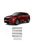 BRSPLAST  Mazda CX-5 Uyumlu Krom Kapı Direği 6 Parça Paslanmaz Çelik thumbnail 2
