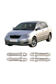 BRSPLAST  Toyota Corolla Uyumlu 2002-2007 Krom Kapı Kolu 4 Kapı Paslanmaz Çelik thumbnail 1