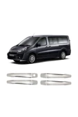 BRSPLAST  Citroen Jumpy Uyumlu 2007-2016 Krom Kapı Kolu 4 Kapı Paslanmaz Çelik thumbnail 1
