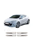BRSPLAST  Renault Megane 3 Uyumlu 2009-2016 Krom Kapı Kolu 4 Kapı 4 Kapı Sensörlü Paslanmaz Çelik thumbnail 3