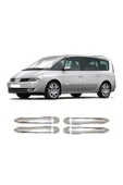 BRSPLAST  Renault Espace 4 Facelift Uyumlu 2006 Ve Üzeri Krom Kapı Kolu 4 Kapı Paslanmaz Çelik thumbnail 1