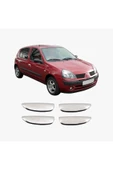 BRSPLAST  Renault Clio 2 Uyumlu 1999-2006 Krom Kapı Kolu 4 Kapı Paslanmaz Çelik thumbnail 1