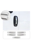 BRSPLAST  Citroen Nemo Uyumlu 2007-2016 Krom Kapı Kolu 5 Kapı Paslanmaz Çelik thumbnail 2