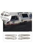 BRSPLAST  Citroen Jumpy Uyumlu 2017 Ve Üzeri Krom Kapı Kolu 4 Kapı Paslanmaz Çelik thumbnail 2