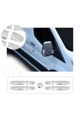 BRSPLAST  Ford Transit Uyumlu 2014-2019 Krom Kapı Kolu 4 Kapı 9 Parça Paslanmaz Çelik thumbnail 1