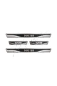 BRSPLAST  Dacia Duster Uyumlu Kapı Eşiği Karbon Krom 4 Parça thumbnail 1