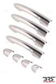 BRSPLAST  Renault Clio 3 Uyumlu 2006-2011 Krom Kapı Kolu 4 Kapı Paslanmaz Çelik thumbnail 2