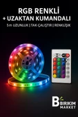 Rgb Şerit Led Set 5 Metre, Kumanda ,Adaptör thumbnail 1