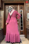Moda Çizgi Tesettür Elbise thumbnail 5