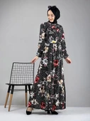 Moda Çizgi Tesettür Elbise thumbnail 3