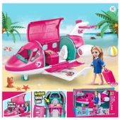 Pasifik Pembe Aksesuarlı Uçak 9045-11 thumbnail 1