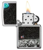 Zippo Moon Landing Space Dizayn Çakmak thumbnail 3