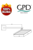 GPD ADS05 Ankastre Duş Başlığı (200X200) thumbnail 2
