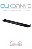 ÇELİK BANYO Paris DKP Etejer 30cm Mat Siyah thumbnail 1