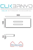 ÇELİK BANYO Paris DKP Etejer 30cm Mat Siyah thumbnail 2